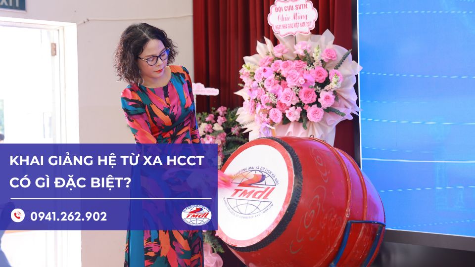 Chương trình Khai giảng hình thức đào tạo từ xa HCCT có gì đặc biệt